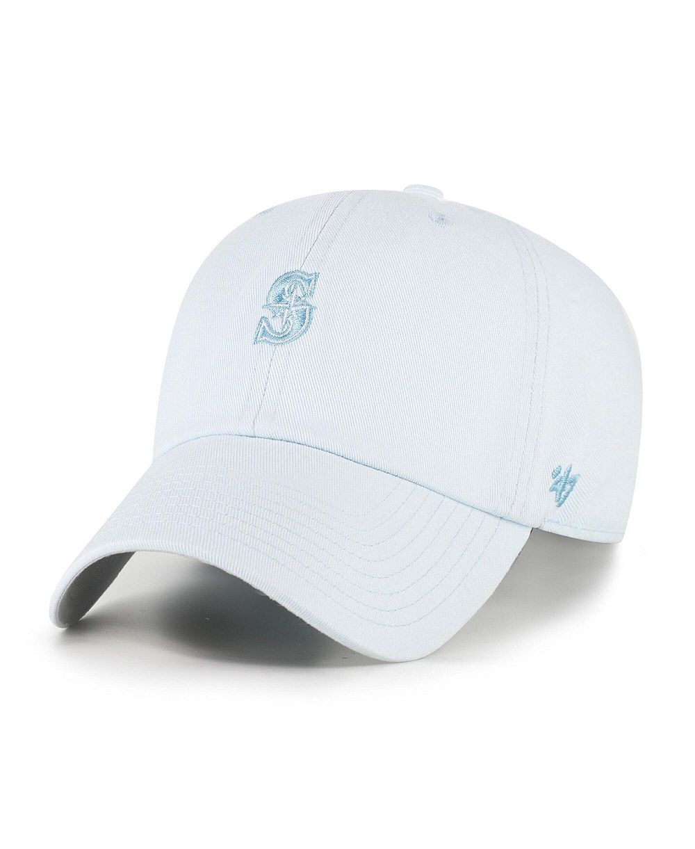 Мужская и женская кепка '47 Brand Light Blue Seattle Mariners Pastel Clean Up Adjustable Hat