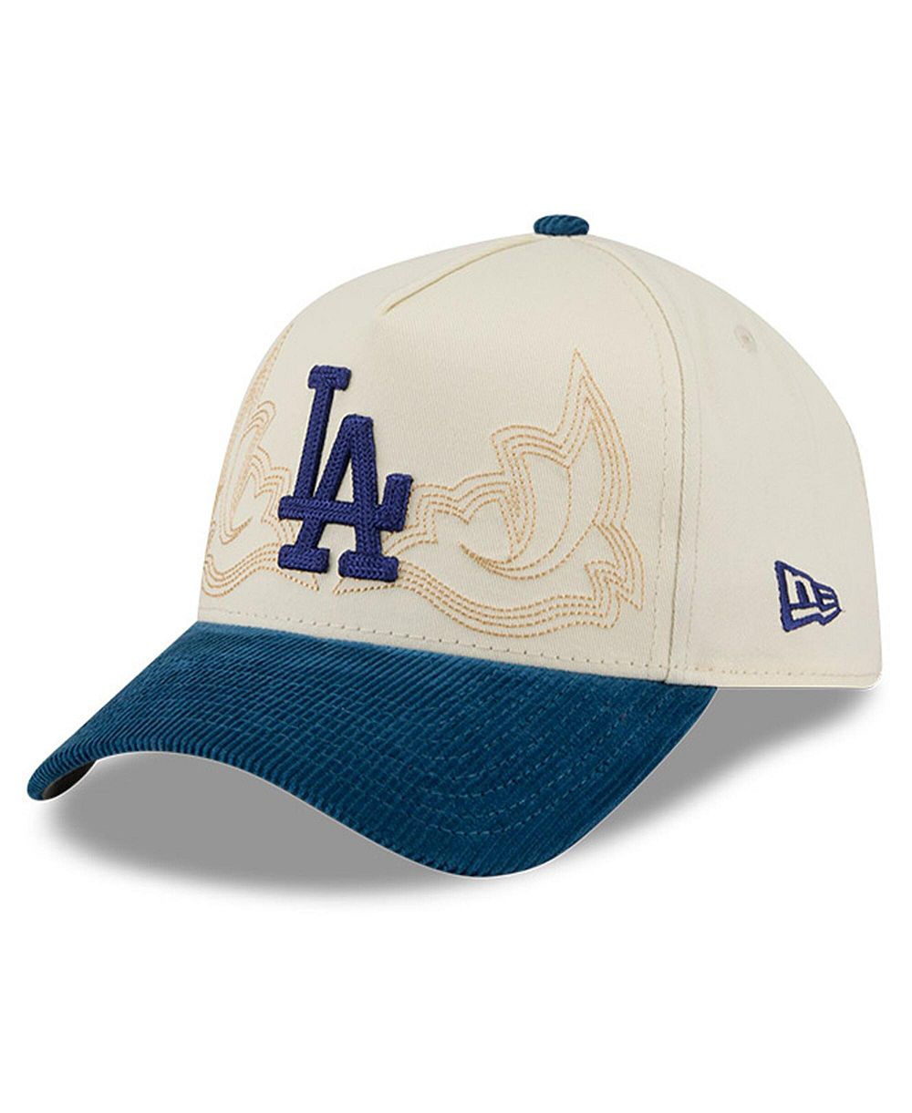 Мужская регулируемая кепка New Era Stone Los Angeles Dodgers Western Stitch 9FORTY A-Frame