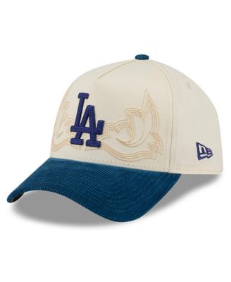 Мужская регулируемая кепка New Era Stone Los Angeles Dodgers Western Stitch 9FORTY A-Frame
