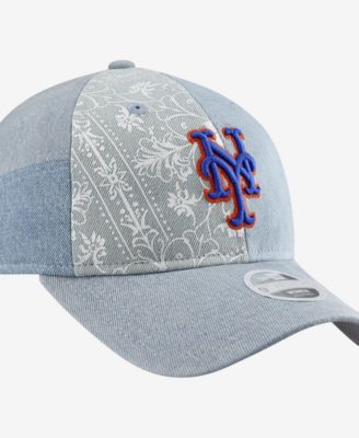 New Era Женская кепка 9TWENTY с джинсовым пэчворком New York Mets, регулируемая