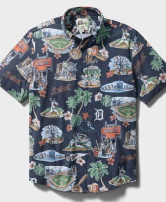 Reyn Spooner Men's Reyn Spooner Navy Detroit Tigers Scenic Tri-Blend Button-Down Shirt