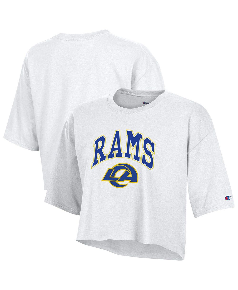 Женская укороченная футболка Champion Los Angeles Rams Boyfriend