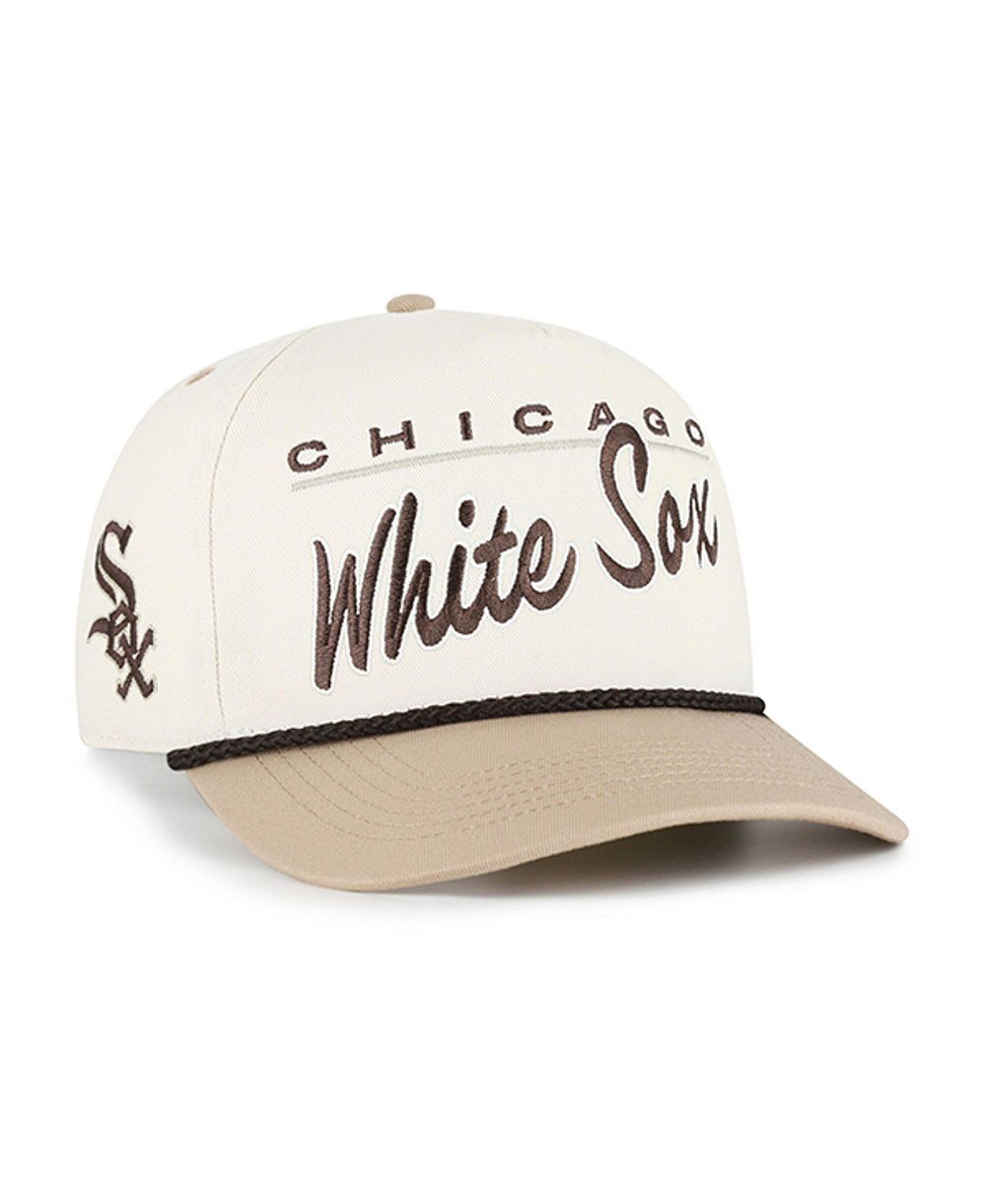 Мужская бейсболка '47 Brand Natural/Tan Chicago White Sox Neutral Terrain Hitch Rope регулируемая