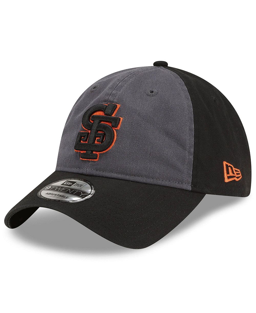 Кепка New Era Men's Gray/Black San Francisco Giants 9TWENTY Adjustable Hat