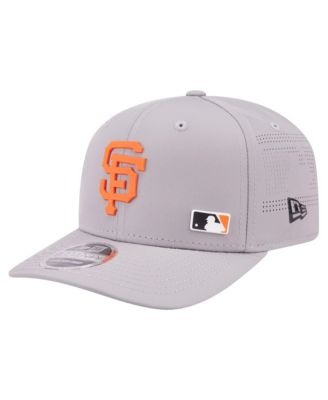 New Era Мужская регулируемая кепка San Francisco Giants Laser Perforated 9SEVENTY Gray