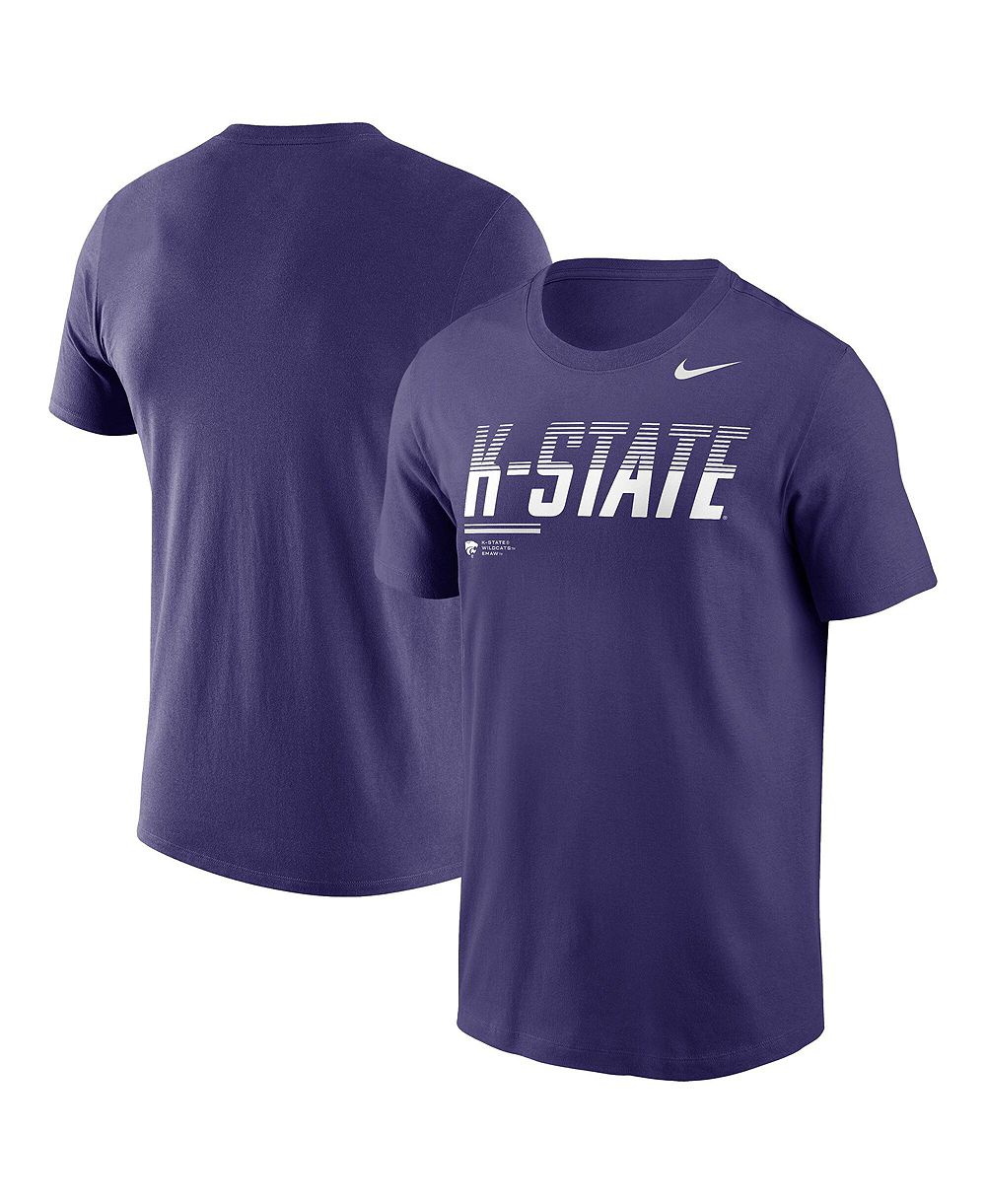 Nike Мужская футболка Purple Kansas State Wildcats 2026 Sideline Wordmark Legend Dri-FIT