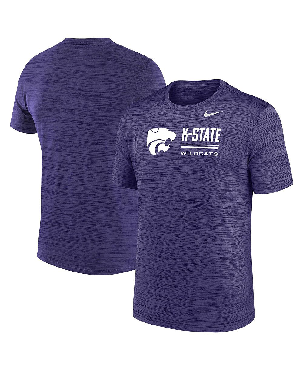 Nike Men's Purple Kansas State Wildcats Velocity Dri-FIT T-Shirt