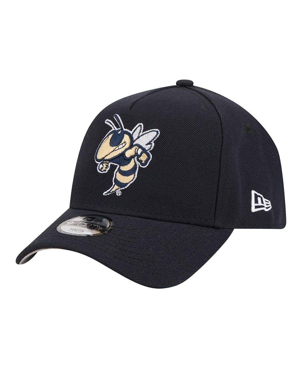 Регулируемая кепка New Era 9FORTY A-Frame Georgia Tech Yellow Jackets для мальчиков и девочек