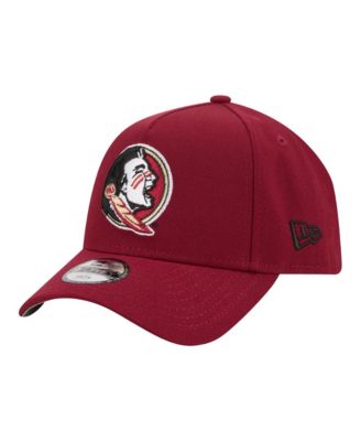 Кепка New Era 9FORTY A-Frame регулируемая для мальчиков и девочек Garnet Florida State Seminoles