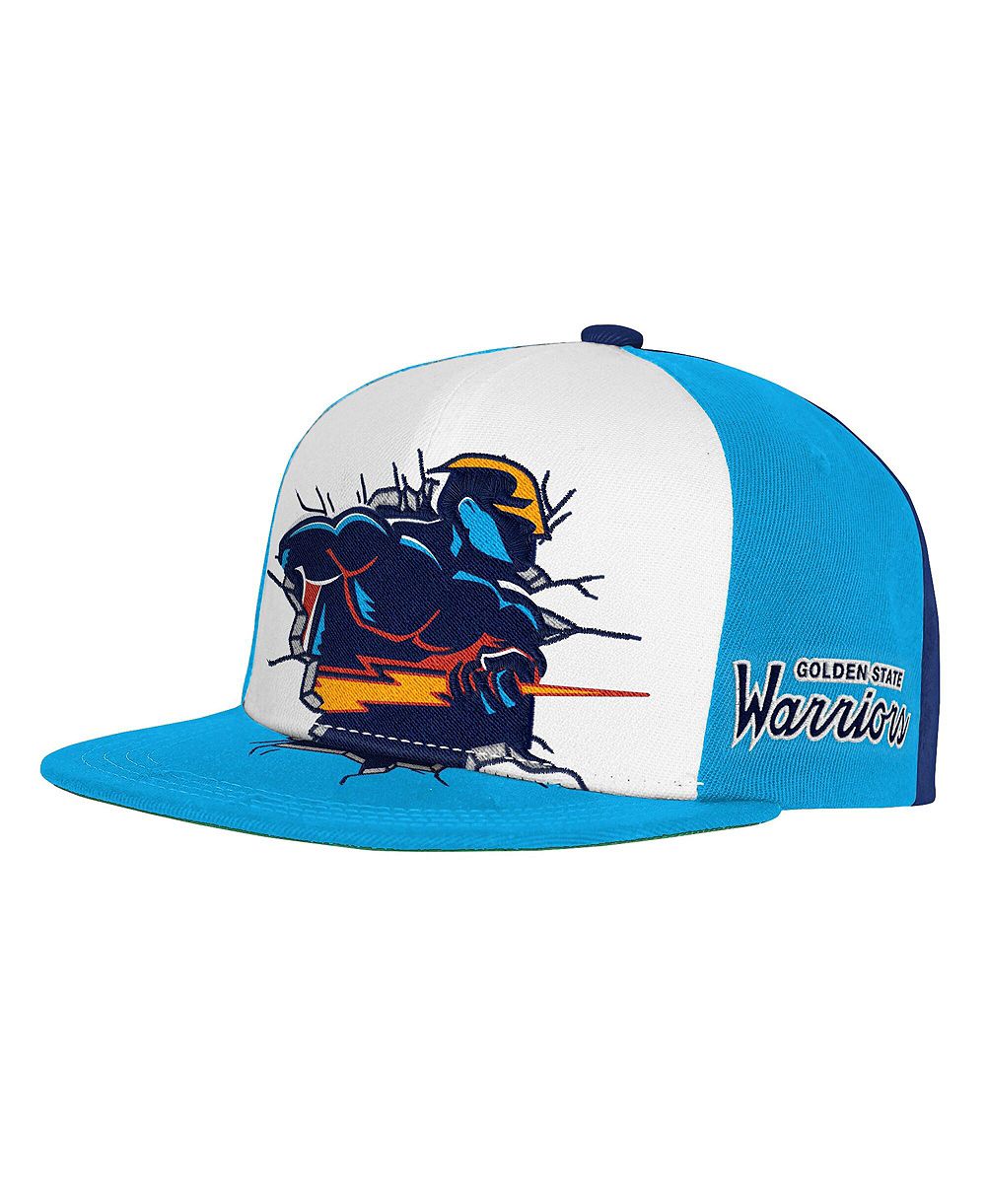 Детская кепка Mitchell & Ness Light Blue Golden State Warriors Mascot Snapback