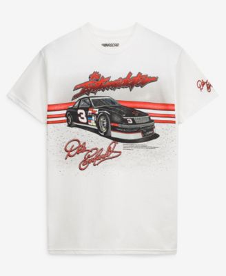 Isaac Morris Men's White Dale Earnhardt Intimidator T-Shirt