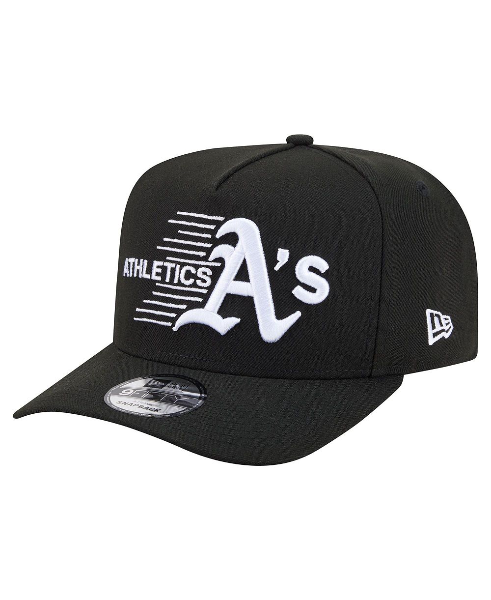Мужская кепка New Era Black Athletics Motion A-Frame 9FIFTY Snapback