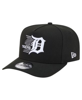 New Era Men's Black Detroit Tigers Motion A-Frame 9FIFTY Snapback Hat