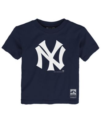 Детская футболка Mitchell & Ness Navy New York Yankees Retro Logo