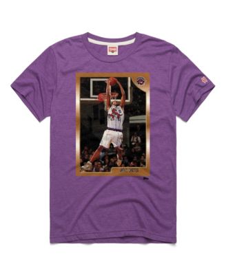 Футболка Homage Men's and Women's Vince Carter Purple Toronto Raptors Topps Trading Card Player Tri-Blend