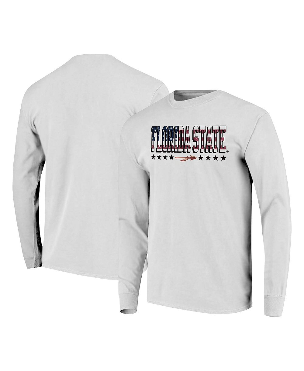 Image One Мужская футболка с длинным рукавом Florida State Seminoles Tall Type White