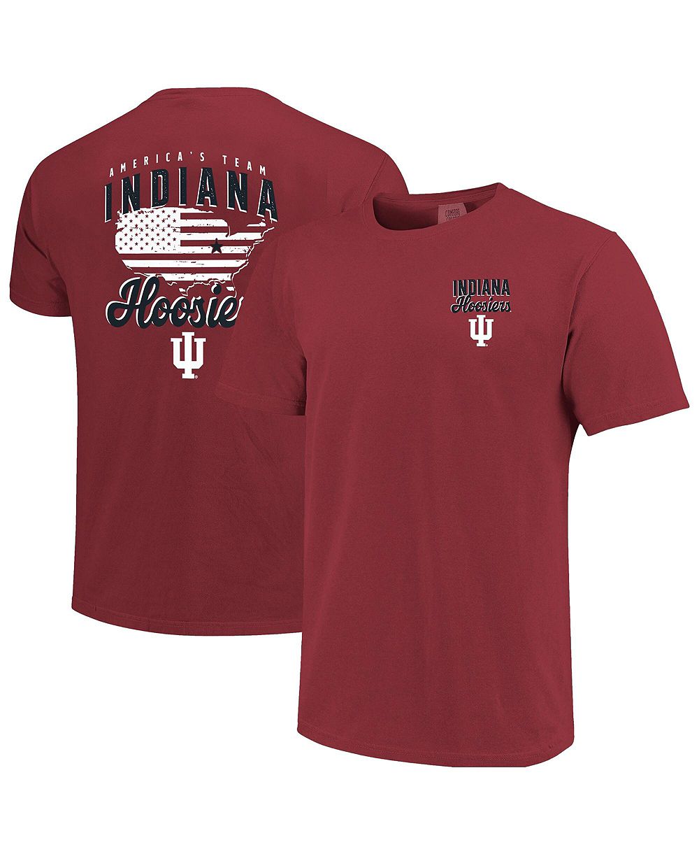 Мужская футболка Image One Crimson Indiana Hoosiers America's Team