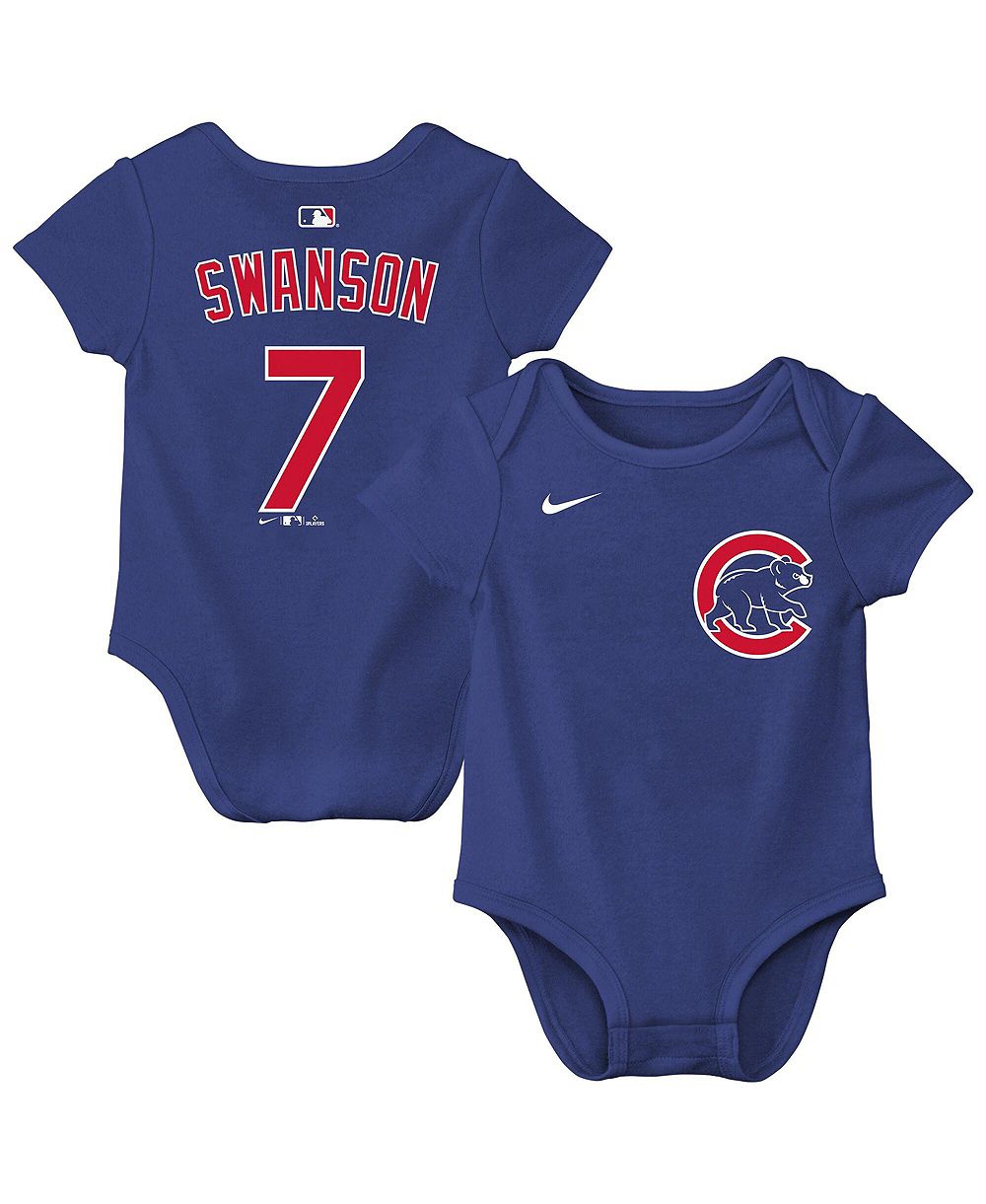 Боди Nike для малышей и девочек Royal Chicago Cubs Dansby Swanson