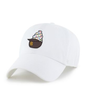 '47 Brand Preschool White San Diego Padres Ice Cream Helmet Clean Up Adjustable Hat