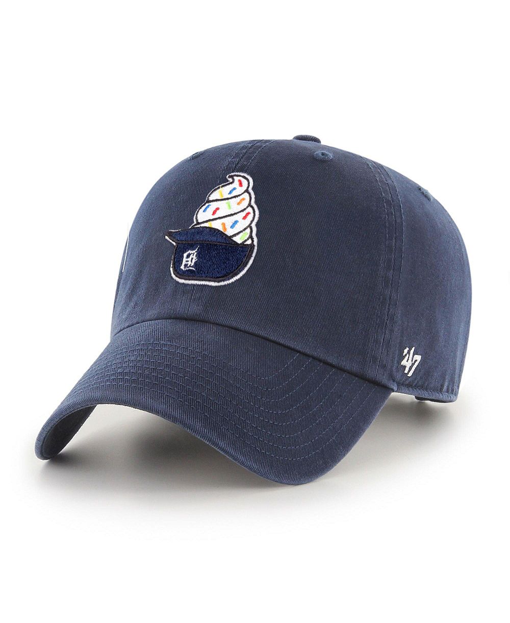 Детская бейсболка '47 Brand Navy Detroit Tigers Ice Cream Helmet Clean Up Adjustable