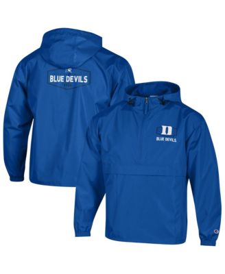 Мужское худи Champion Royal Duke Blue Devils Delay Packable Half-Zip