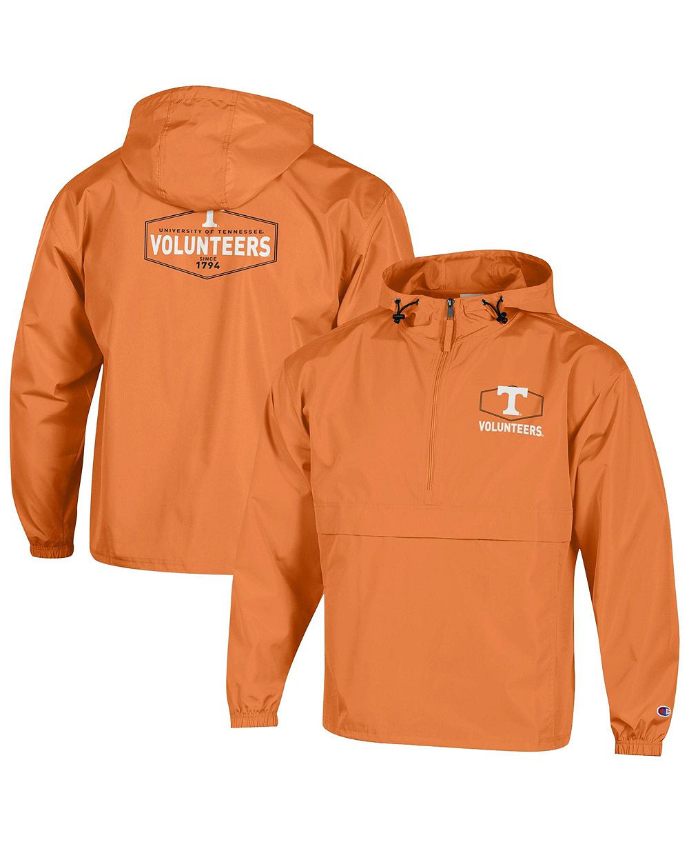 Мужская толстовка Champion Tennessee Orange Tennessee Delay Packable Half-Zip Hoodie