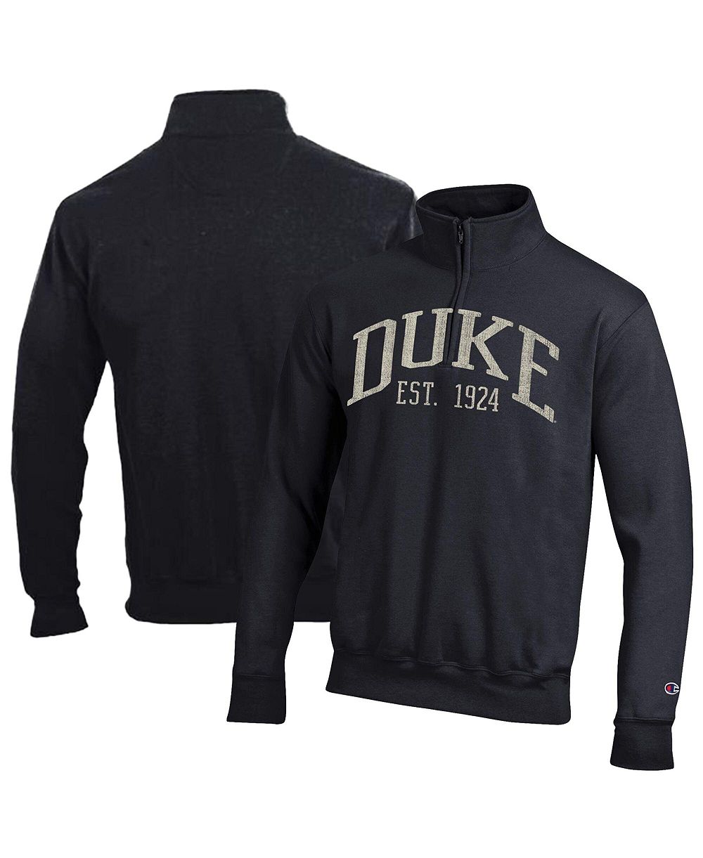 Champion Мужская кофта на молнии Duke Blue Devils Power blend, черная