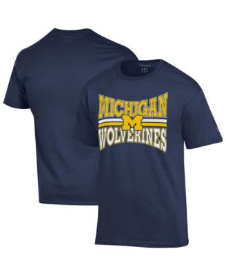 Мужская футболка Champion Navy Michigan Wolverines Team Zoom