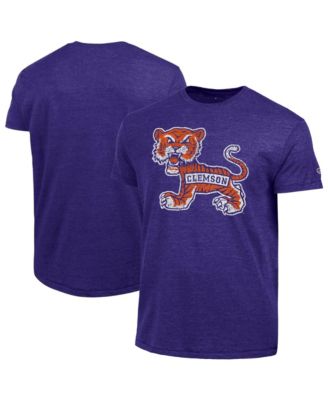 Мужская футболка Champion Purple Clemson Tigers Triumph Tri-Blend