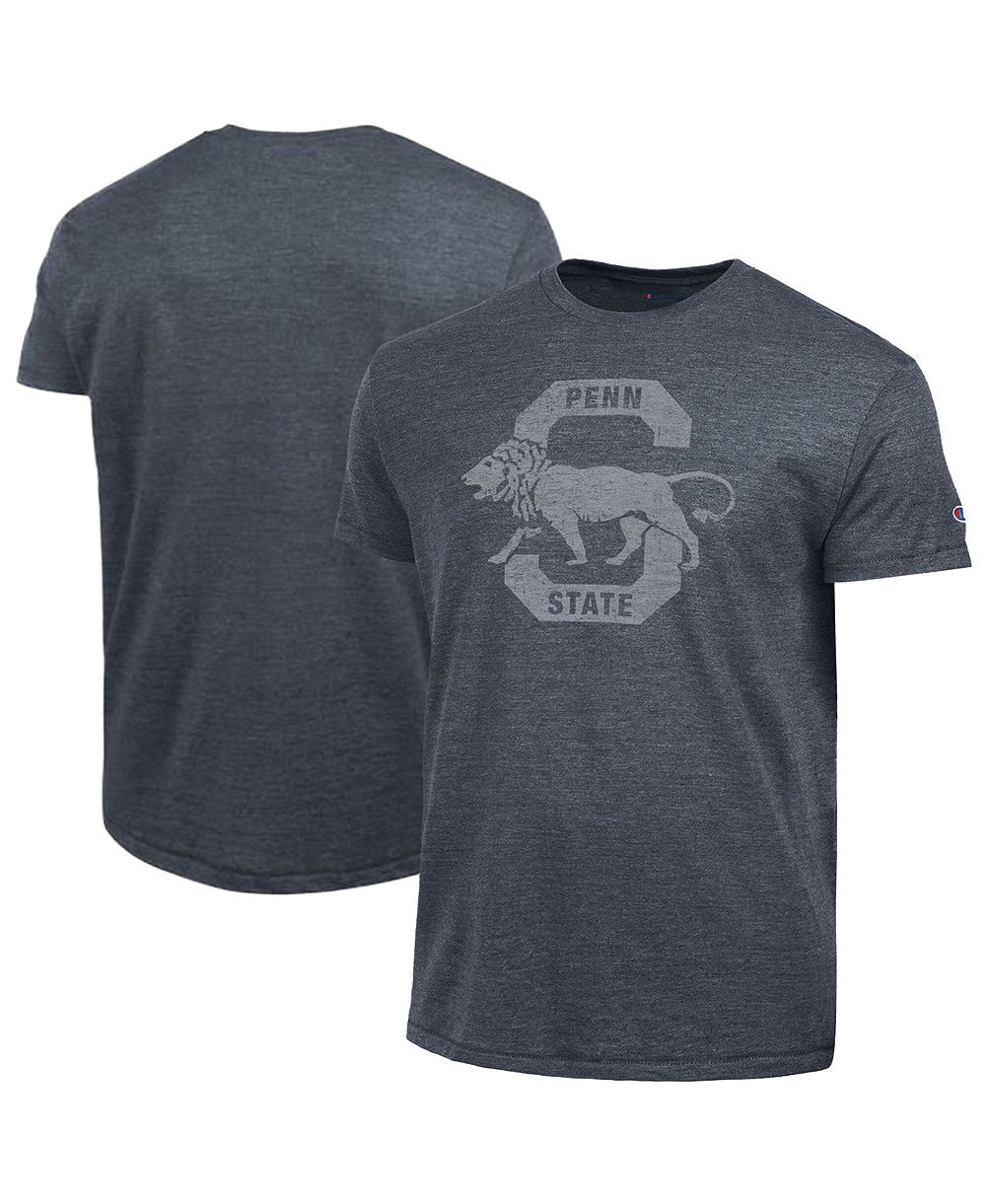 Мужская футболка Champion Navy Penn State Nittany Lions Triumph Tri-Blend