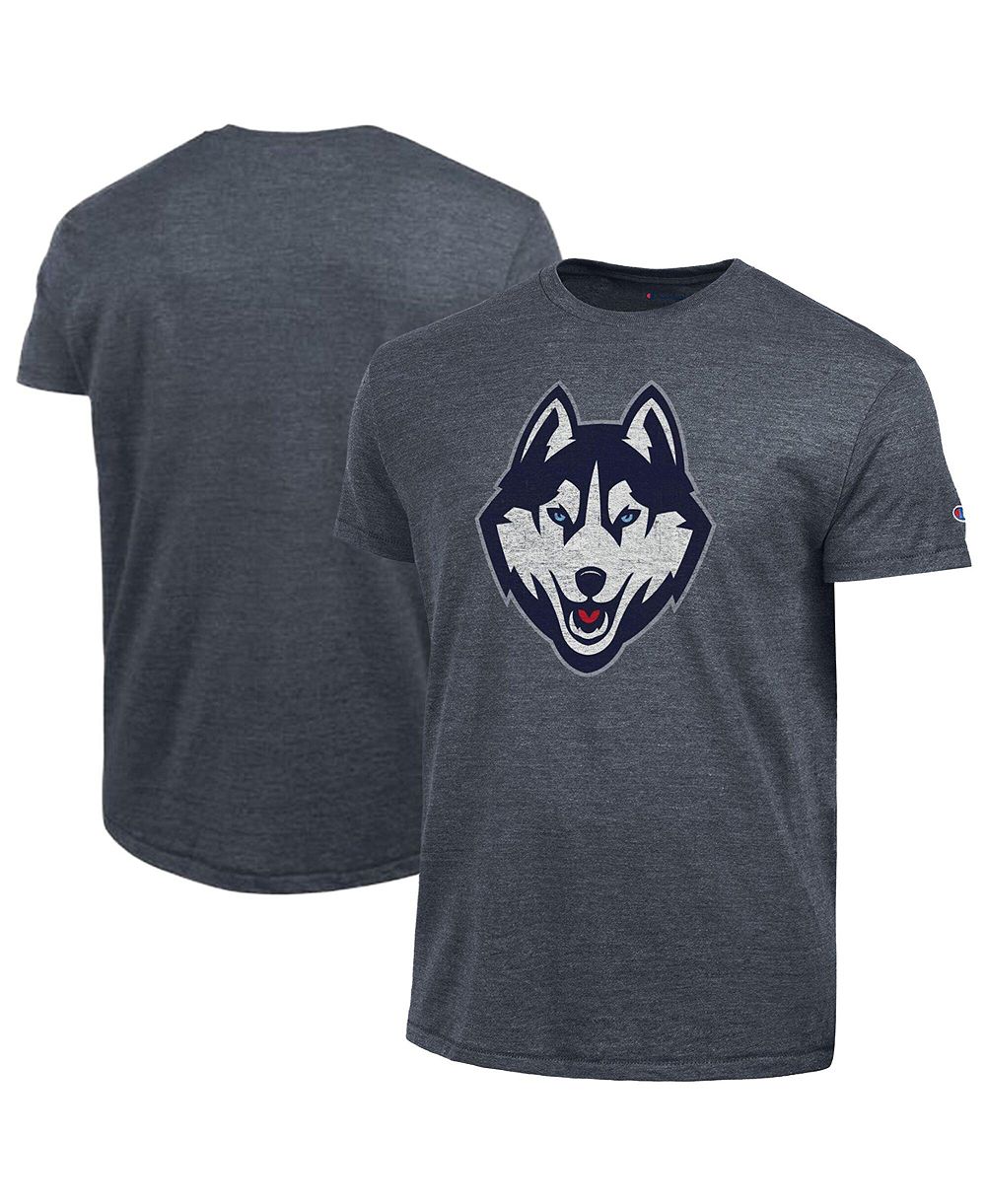 Мужская футболка Champion UConn Huskies Triumph Tri-Blend Navy