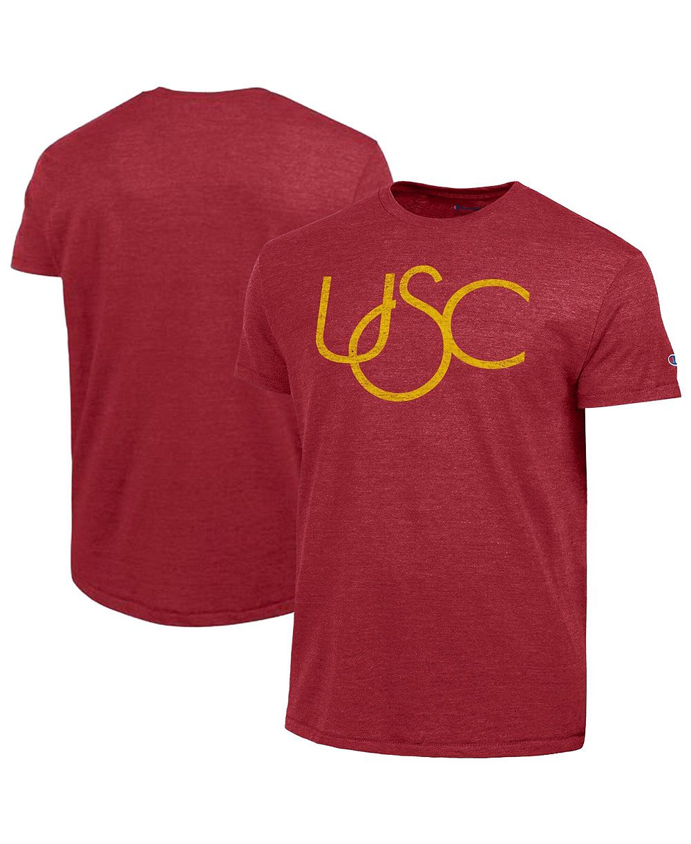 Champion Men's Cardinal USC Trojans Triumph Tri-Blend T-Shirt