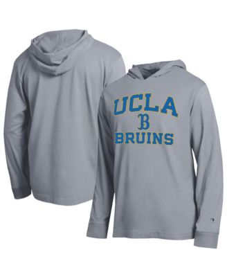 Мужская лонгслив-футболка с капюшоном Champion Heather Gray UCLA Bruins High Motor All-Star