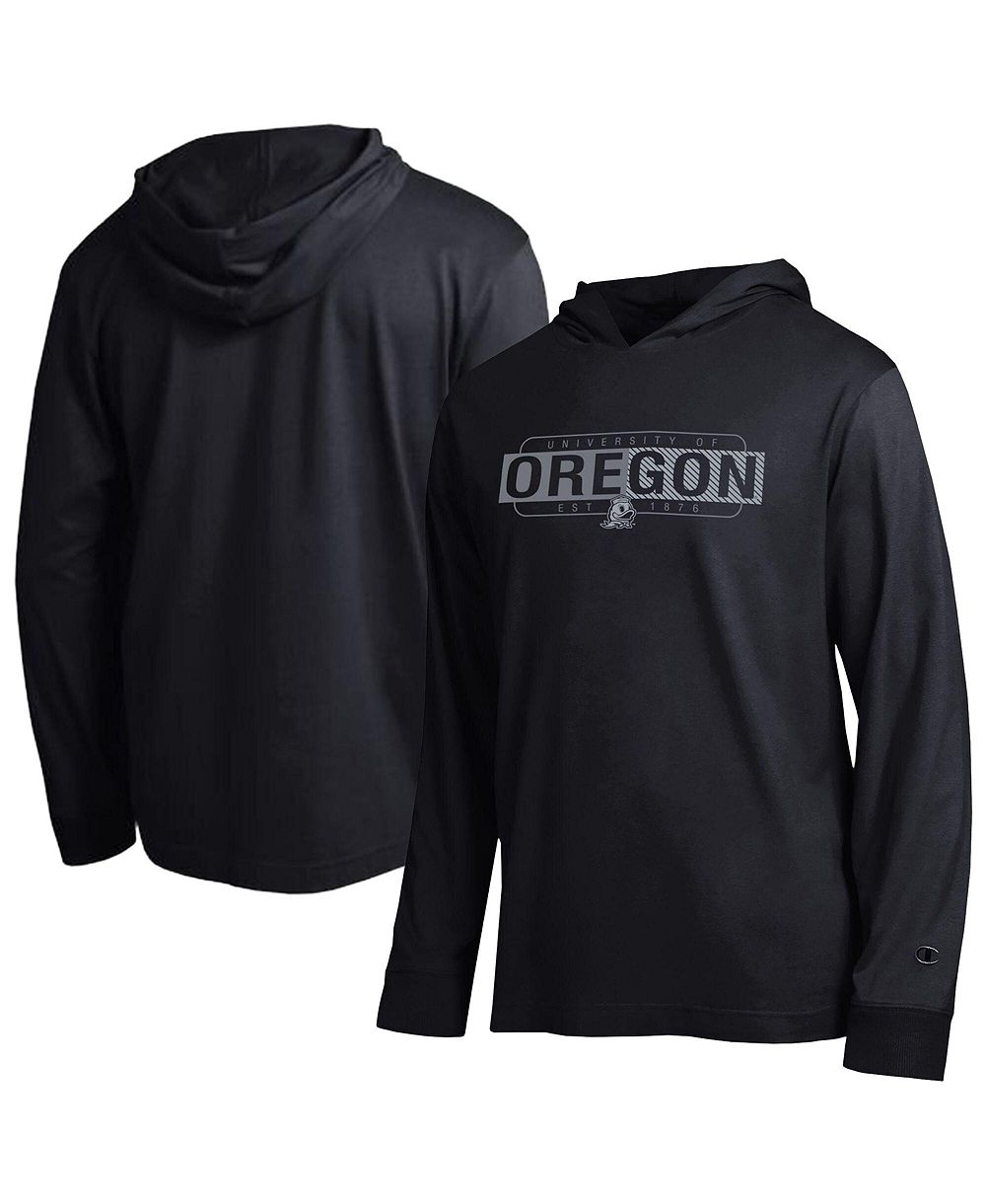 Мужская толстовка Champion Black Oregon Ducks Gradient All-Star с длинным рукавом и капюшоном