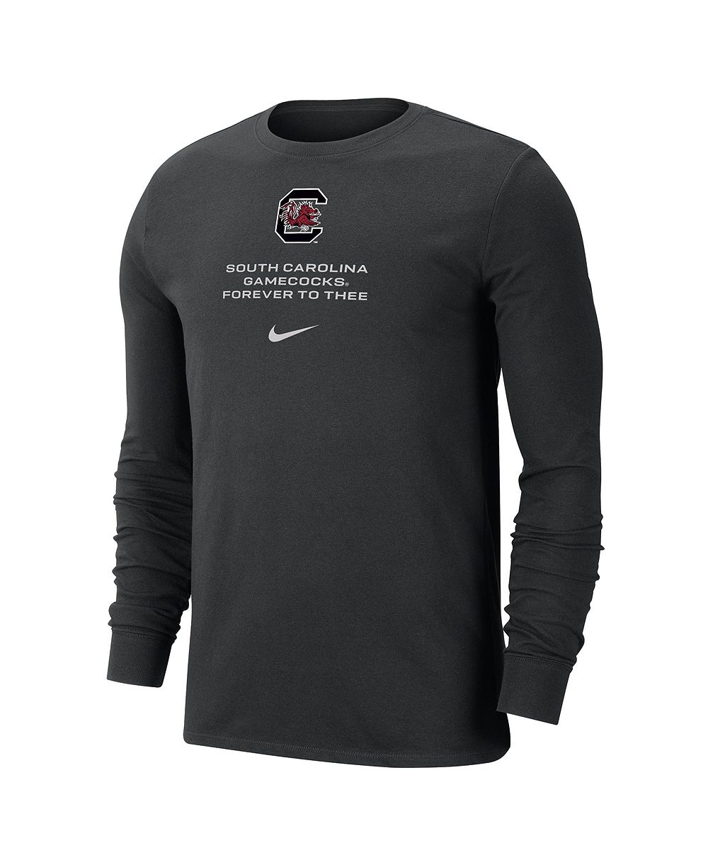 Nike мужская черная футболка с длинным рукавом Dri-FIT South Carolina Gamecocks
