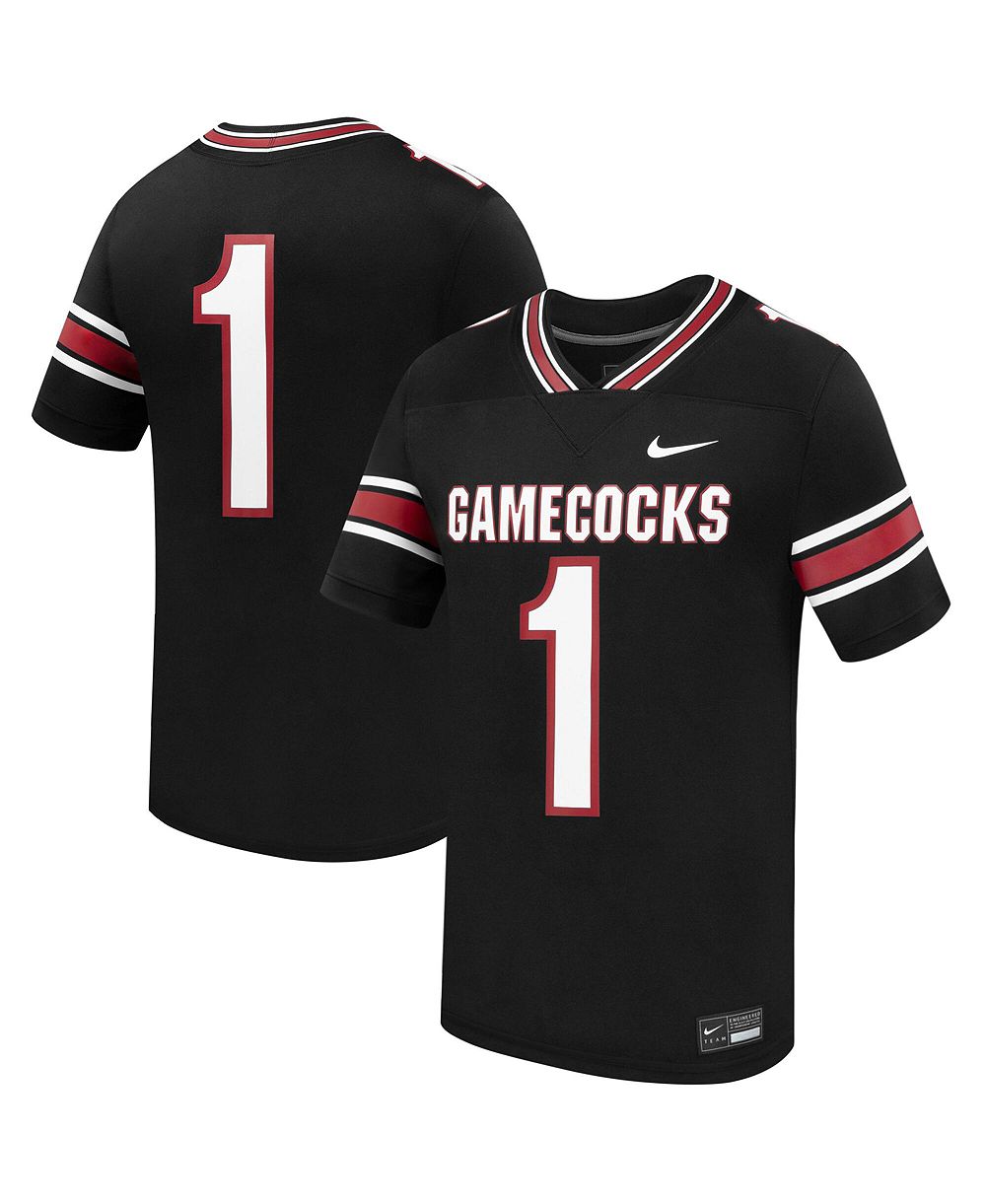 Мужская джерси Nike #1 Black South Carolina Gamecocks Alternate Replica Football