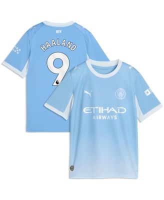 Детская футболка Puma Erling Haaland Light Blue Manchester City 2026/27 Home Replica