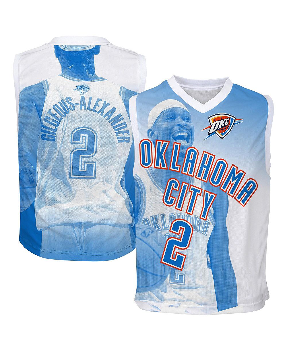 Детская джерси Outerstuff Big Boys and Girls Shai Gilgeous-Alexander Blue Oklahoma City Thunder Hometown Fashion