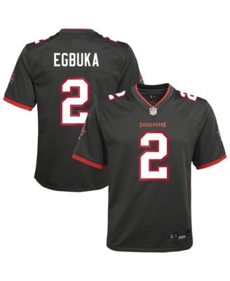 Детская джерси Nike Emeka Egbuka Pewter Tampa Bay Buccaneers Alternate Game