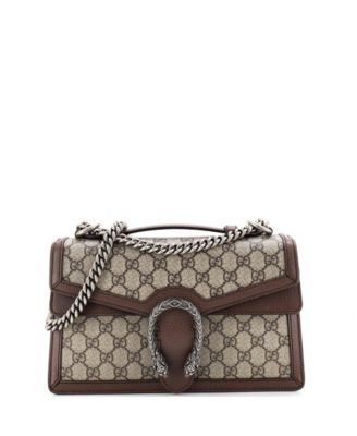 Сумка Gucci Small Dionysus Top Handle Chain Bag GG Coated Canvas Pre-Owned
