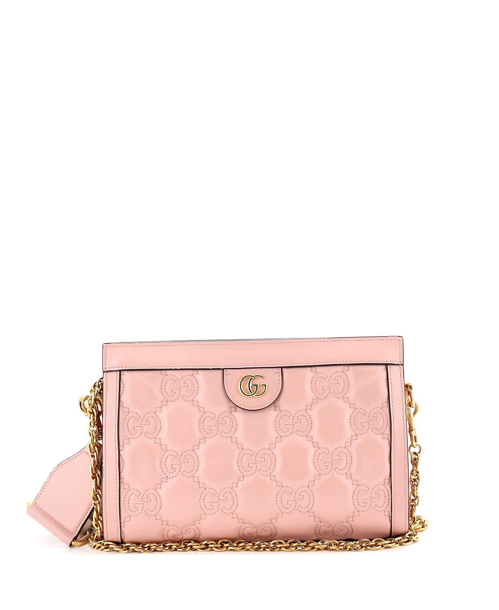 Pre-Owned Gucci Small GG Shoulder Bag GG Matelasse Leather