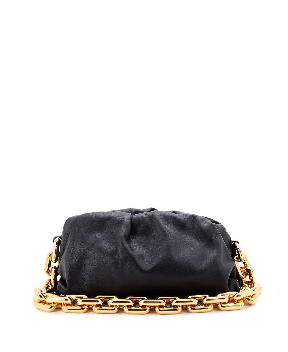 Pre-Owned Bottega Veneta The Chain Pouch Leather