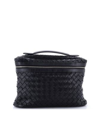 Pre-Owned Bottega Veneta Vanity Case Intrecciato Leather
