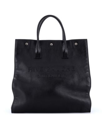Pre-Owned Saint Laurent кожаная сумка-шоппер Tall Rive Gauche