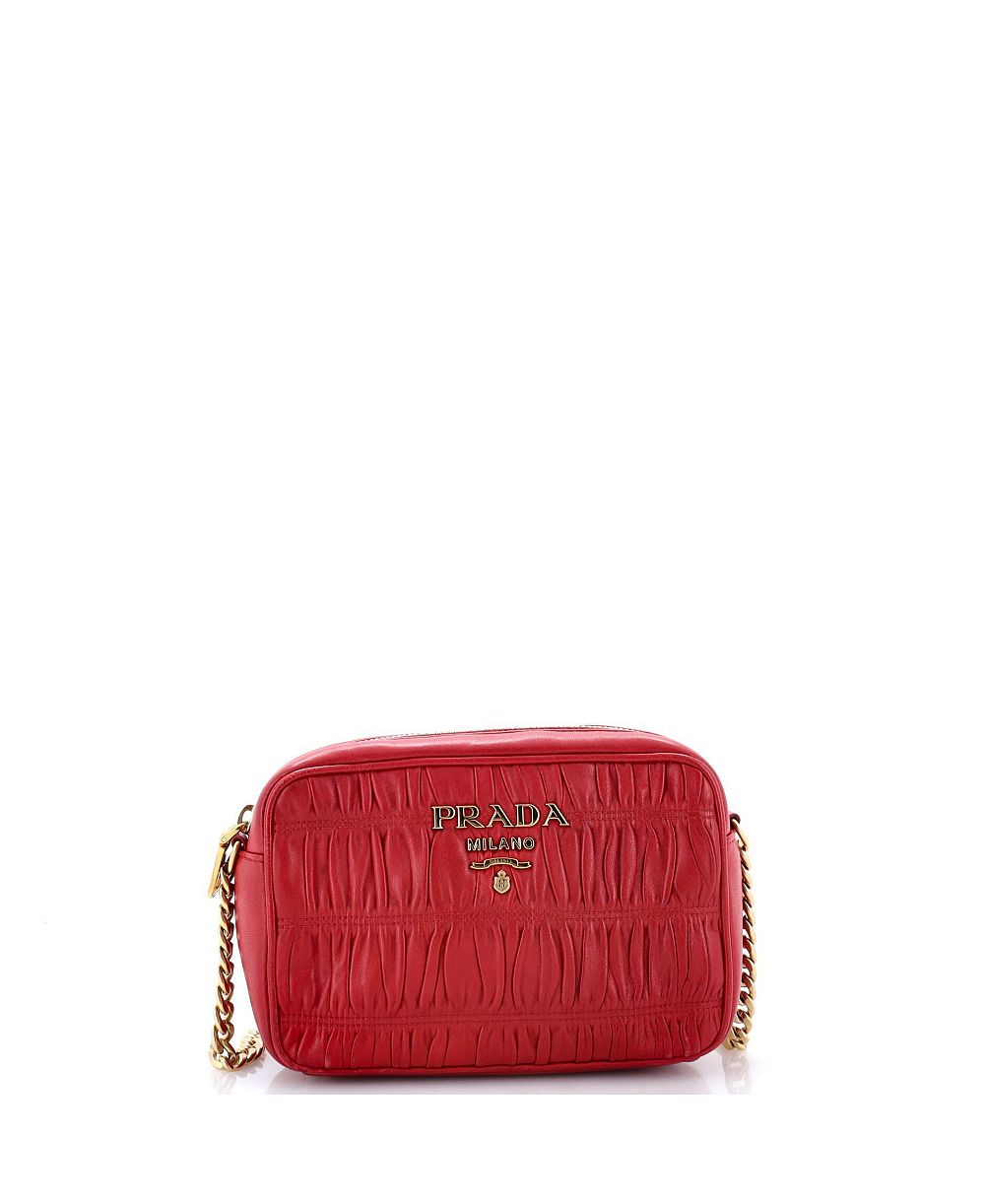 Pre-Owned Prada Mini Camera Bag Nappa Gaufre