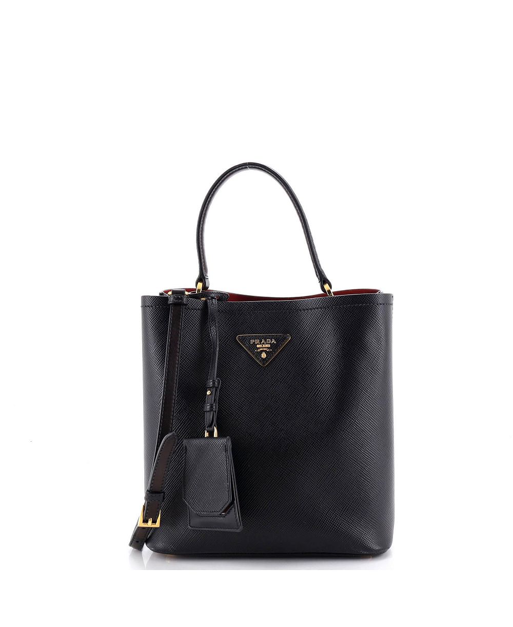 Pre-Owned Prada Medium Panier Bucket Bag Saffiano Leather