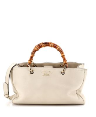 Pre-Owned Gucci Medium Bamboo Shopper Tote Leather