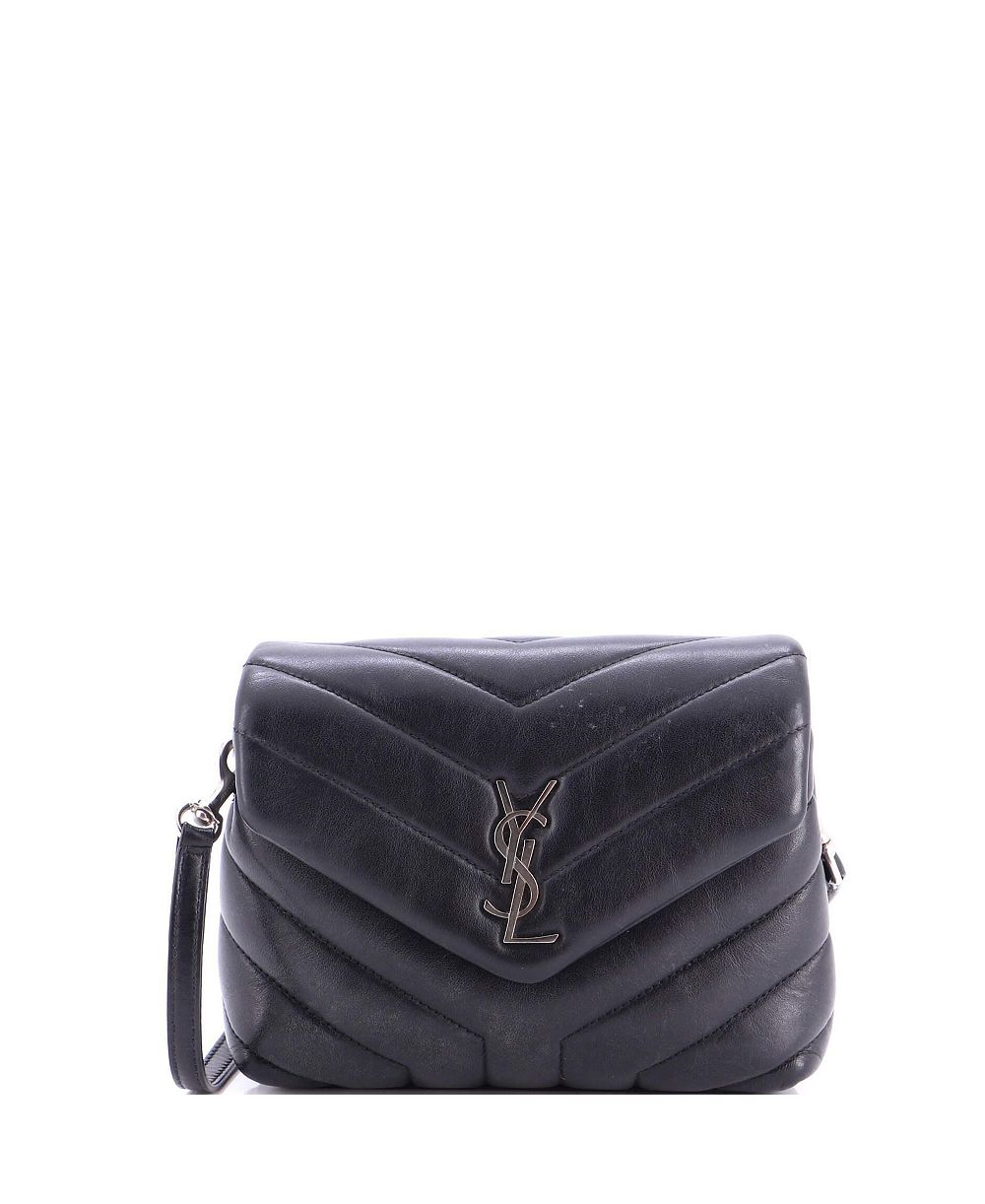 Pre-Owned Saint Laurent сумка через плечо Toy Loulou Matelasse Chevron Leather