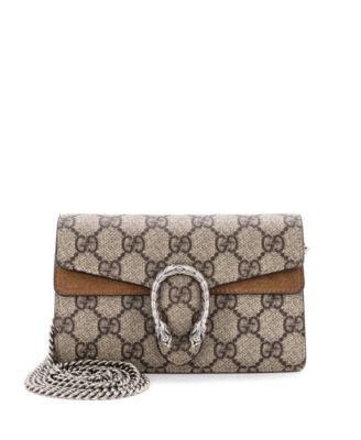 Gucci Super Mini Dionysus сумка Pre-Owned GG Coated Canvas