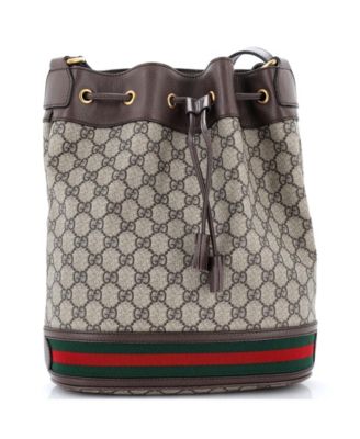Pre-Owned Gucci Medium Ophidia Bucket Bag GG Coated Canvas